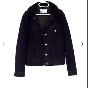 ACNE STUDIOS Men’s Corduroy Jacket- Size US XL- EU 52- Black